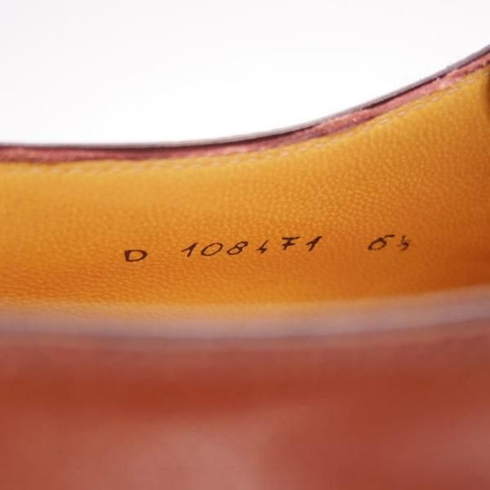 未使用★(伊)タニノクリスチー SIZE 6.5【デッドストック品★モンクストラップ/108471】カーフ/茶/メンズ/TANINO CRISCI★h509