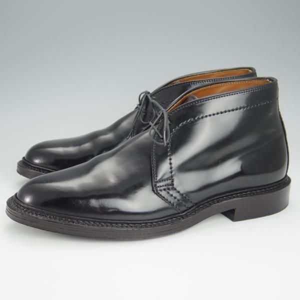 極美品★オールデン 7E【定価￥143,000-★コードバン/1340】バリーラスト/チャッカブーツ/黒/メンズ/Alden★h510