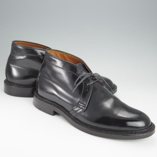 極美品★オールデン 7E【定価￥143,000-★コードバン/1340】バリーラスト/チャッカブーツ/黒/メンズ/Alden★h510