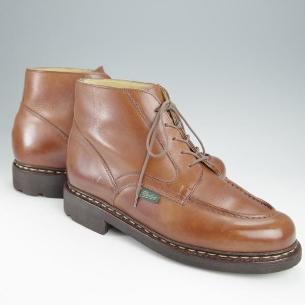 極上★パラブーツ SIZE 7【貴重★シャンボードのブーツタイプ/CHAMROUSSE/シャンルース】MARRON/マロン/Uチップ/茶/Paraboot★h512