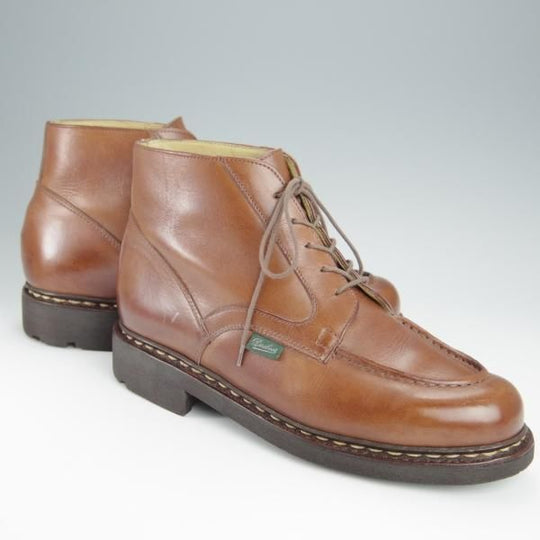 極上★パラブーツ SIZE 7【貴重★シャンボードのブーツタイプ/CHAMROUSSE/シャンルース】MARRON/マロン/Uチップ/茶/Paraboot★h512