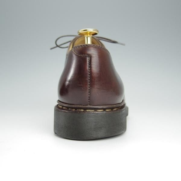 極上★パラブーツ SIZE 7【定価￥64,800-★ARLES/プレーントゥ】グリフソール/リスレザー/CAFE/カフェ/濃茶/メンズ/Paraboot★h513