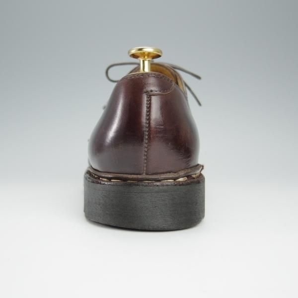 極上★パラブーツ SIZE 7【定価￥64,800-★ARLES/プレーントゥ】グリフソール/リスレザー/CAFE/カフェ/濃茶/メンズ/Paraboot★h513