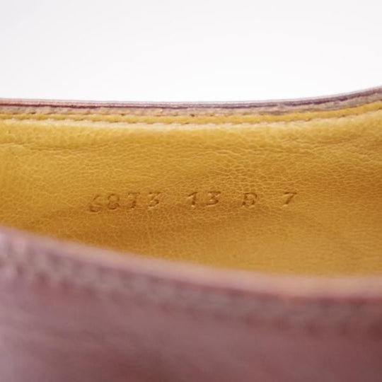 極上★パラブーツ SIZE 7【定価￥64,800-★ARLES/プレーントゥ】グリフソール/リスレザー/CAFE/カフェ/濃茶/メンズ/Paraboot★h513