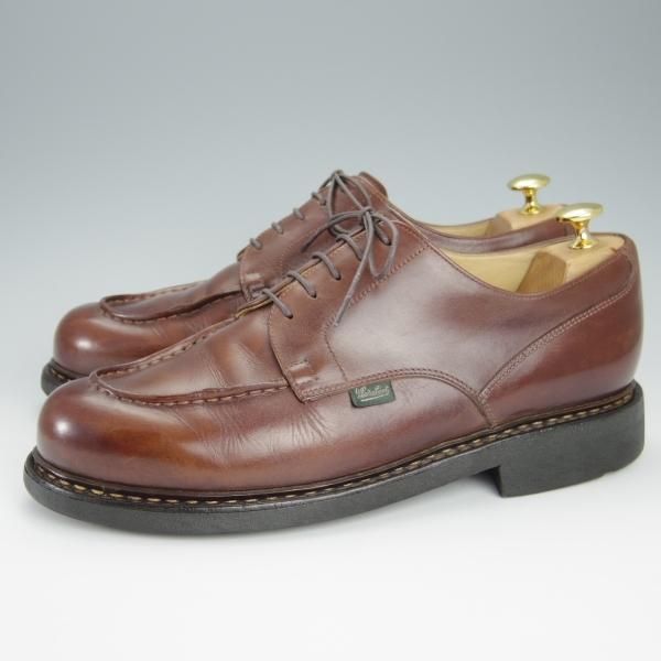 極上★パラブーツ SIZE 9【定価￥71,500-★シャンボード/CHAMBORD】マロン/MARRON/リスレザー/Uチップ/茶/TEXソール/Paraboot★h514