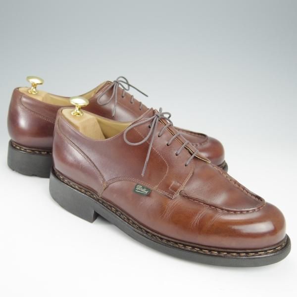 極上★パラブーツ SIZE 9【定価￥71,500-★シャンボード/CHAMBORD】マロン/MARRON/リスレザー/Uチップ/茶/TEXソール/Paraboot★h514