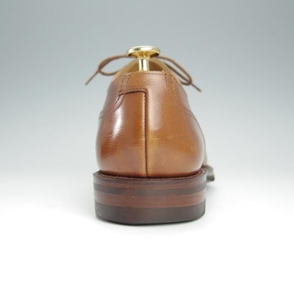 極上★クロケット&ジョーンズ 7.5E【ダイナイトソール仕様★NEWPORT/341ラスト】ニューポート/Uチップ/茶/メンズ/Crockett&Jones★h516