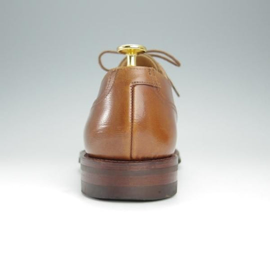 極上★クロケット&ジョーンズ 7.5E【ダイナイトソール仕様★NEWPORT/341ラスト】ニューポート/Uチップ/茶/メンズ/Crockett&Jones★h516