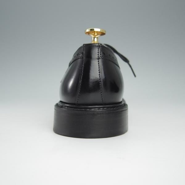 極美品★(英)チーニー 6.5E【定価￥68,200-★LOATLAND/125ラスト】セミブローグ/カーフ/黒/メンズ/CHEANEY★h518