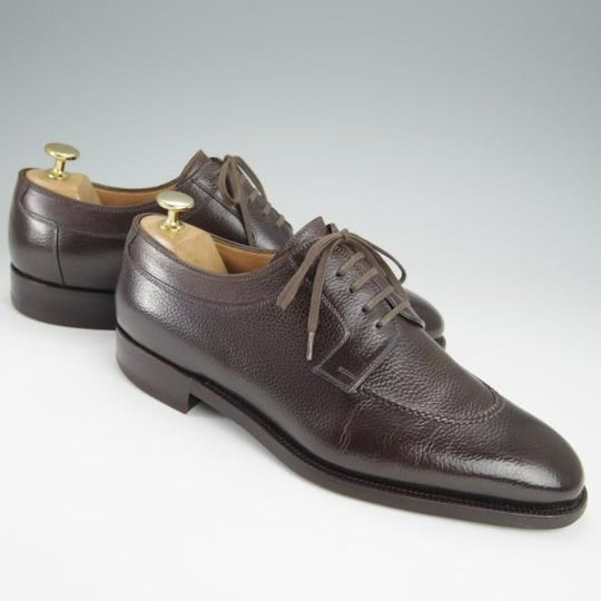 極上★(伊)ステファノベーメル SIZE 41.5【定価￥226,800-★Uチップ/濃茶】グレインレザー/メンズ/Stefano Bemer★h521