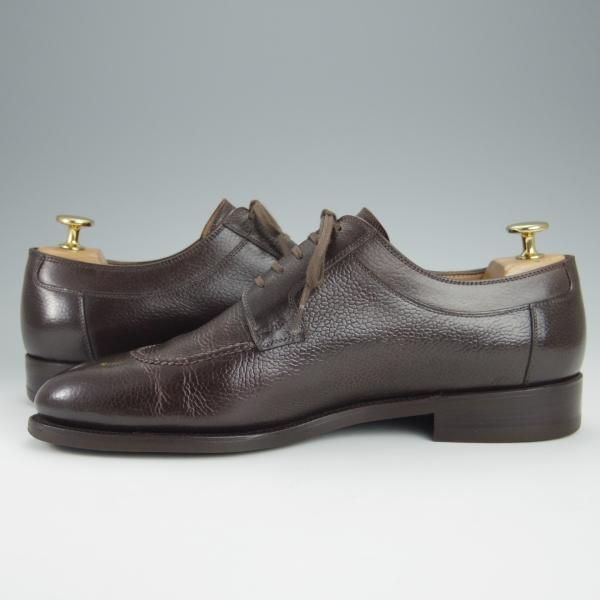 極上★(伊)ステファノベーメル SIZE 41.5【定価￥226,800-★Uチップ/濃茶】グレインレザー/メンズ/Stefano Bemer★h521