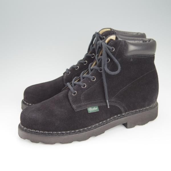 美品★パラブーツ SIZE 6.5【定価￥70,400-★(仏)ARPENTEUR別注/BERGERAC】ベルジュラック/NOIR/黒/スエード/メンズ/Paraboot★h522