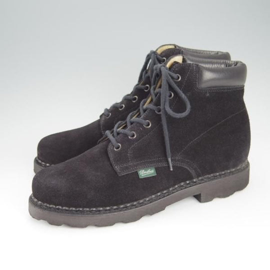 美品★パラブーツ SIZE 6.5【定価￥70,400-★(仏)ARPENTEUR別注/BERGERAC】ベルジュラック/NOIR/黒/スエード/メンズ/Paraboot★h522