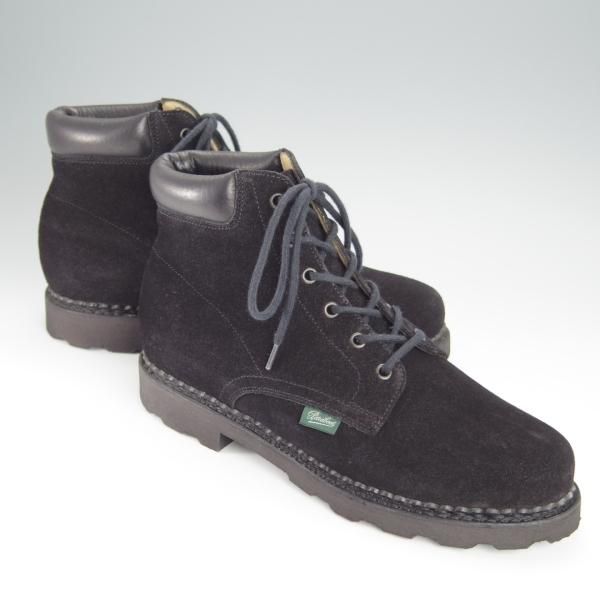 美品★パラブーツ SIZE 6.5【定価￥70,400-★(仏)ARPENTEUR別注/BERGERAC】ベルジュラック/NOIR/黒/スエード/メンズ/Paraboot★h522