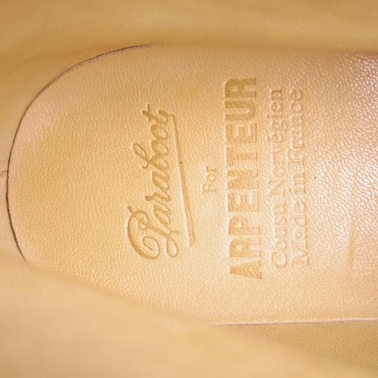 美品★パラブーツ SIZE 6.5【定価￥70,400-★(仏)ARPENTEUR別注/BERGERAC】ベルジュラック/NOIR/黒/スエード/メンズ/Paraboot★h522