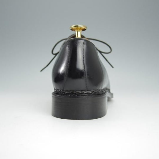 未使用★(スペイン製)MEERMIN/メルミン SIZE 7.5【ノルベジェーゼ製法★ホールカット/黒/20037】カーフ/メンズ★h523