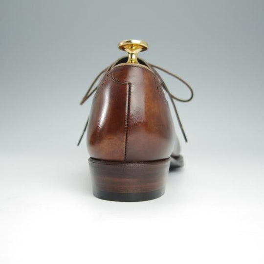 極上★シェットランドフォックス SIZE 7【定価￥68,200-★ブライトン/032F】ロングヴァンプ/フルブローグ/カーフ/濃茶/Shetlandfox★h524