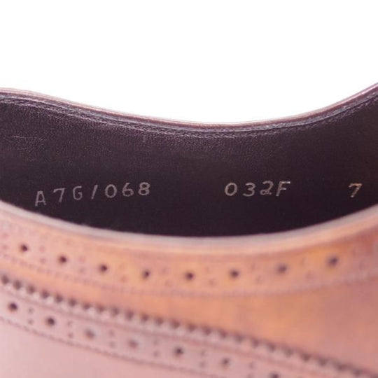 極上★シェットランドフォックス SIZE 7【定価￥68,200-★ブライトン/032F】ロングヴァンプ/フルブローグ/カーフ/濃茶/Shetlandfox★h524