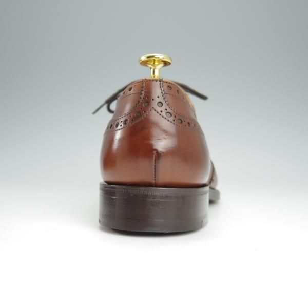 未使用★チャーチ 85G/UK8.5【定価￥136,400-★チェットウィンド/CHETWYND】173ラスト/フルブローグ/カーフ/WALNUT/茶/Church's★h525