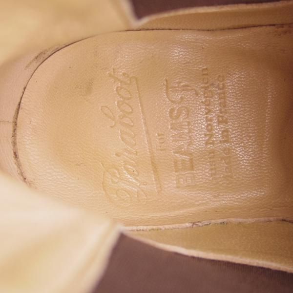 極美品★パラブーツ SIZE 7.5【定価￥79,200-★ビームスF別注/CHENAY】サイドゴアブーツ/スエード/濃茶/メンズ/BEAMS F/Paraboot★h527