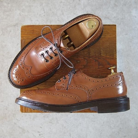 極上★トリッカーズ SIZE 7.5【定価￥84,700-★ダイナイトソール仕様/ビーチナット・アンティーク】KESWICK/M7292/茶/Tricker's★h528