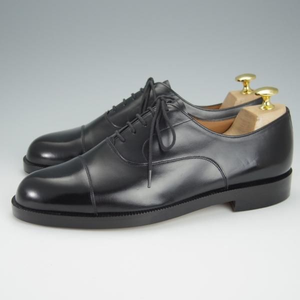 ほぼ未使用★(スイス)BALLY SCRIBE/バリー 6E【現行定価10万円以上★スクリーブ・ライン/No3】ストレートチップ/黒/カーフ/メンズ★h530