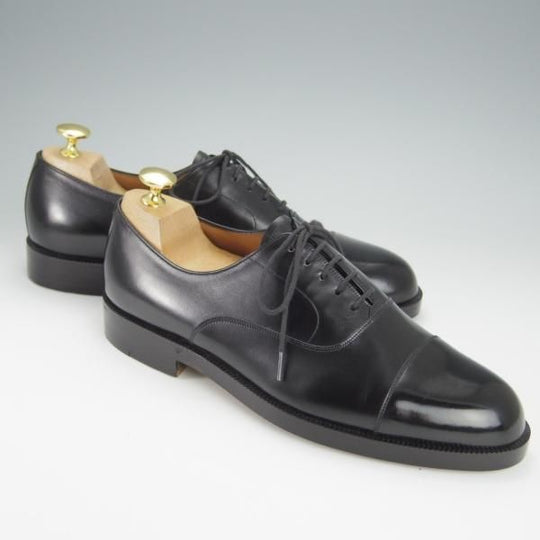 ほぼ未使用★(スイス)BALLY SCRIBE/バリー 6E【現行定価10万円以上★スクリーブ・ライン/No3】ストレートチップ/黒/カーフ/メンズ★h530