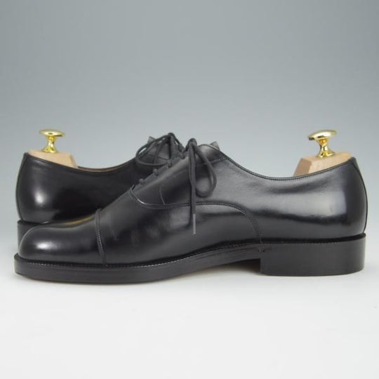 ほぼ未使用★(スイス)BALLY SCRIBE/バリー 6E【現行定価10万円以上★スクリーブ・ライン/No3】ストレートチップ/黒/カーフ/メンズ★h530