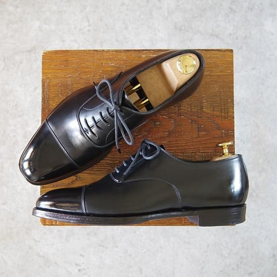 極美品★クロケット&ジョーンズ 5.5E【定価￥101,200-★オードリー 3/AUDLEY】ハンドグレードライン/367ラスト/黒/Crockett&Jones★h533