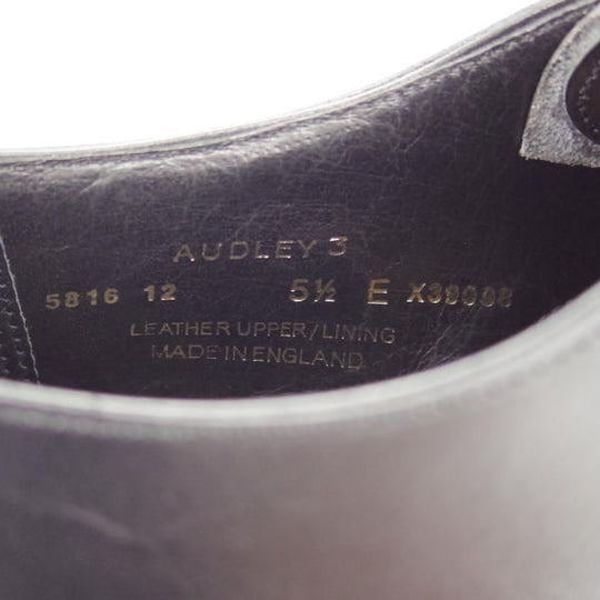極美品★クロケット&ジョーンズ 5.5E【定価￥101,200-★オードリー 3/AUDLEY】ハンドグレードライン/367ラスト/黒/Crockett&Jones★h533