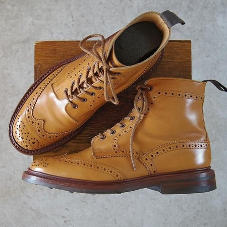 美品★トリッカーズ SIZE 8【定価￥88,000-★ダイナイトソール仕様/STOW/エイコンアンティーク】5634/カントリーブーツ/Tricker's★h534