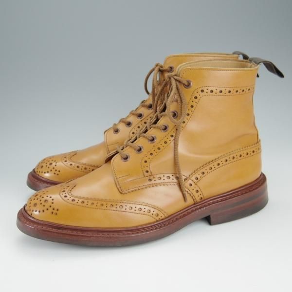 美品★トリッカーズ SIZE 8【定価￥88,000-★ダイナイトソール仕様/STOW/エイコンアンティーク】5634/カントリーブーツ/Tricker's★h534