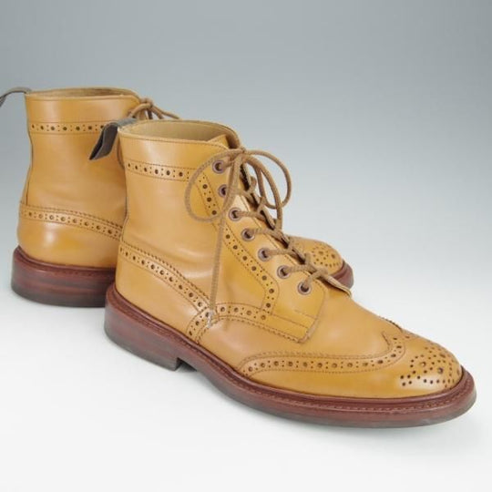美品★トリッカーズ SIZE 8【定価￥88,000-★ダイナイトソール仕様/STOW/エイコンアンティーク】5634/カントリーブーツ/Tricker's★h534