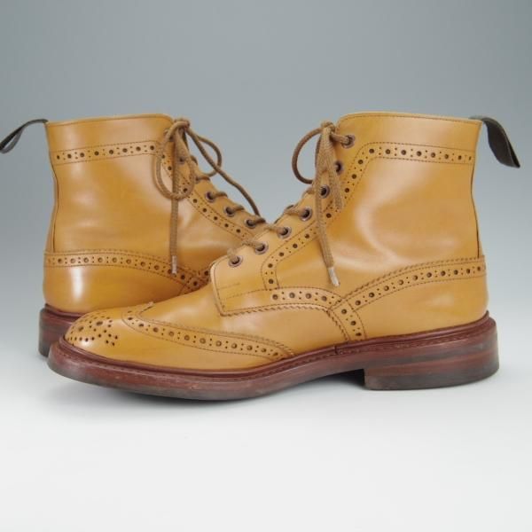 美品★トリッカーズ SIZE 8【定価￥88,000-★ダイナイトソール仕様/STOW/エイコンアンティーク】5634/カントリーブーツ/Tricker's★h534