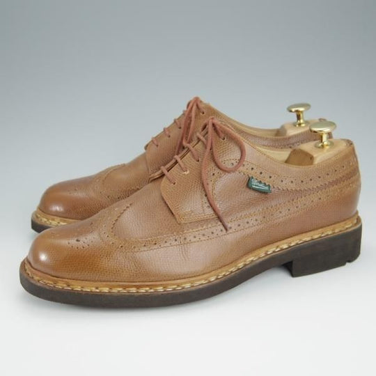 極美品★パラブーツ SIZE 7【貴重★キルト付き/ユナイテッドアローズ別注】Sevrier/ロングウイング/茶/UNITED ARROWS/Paraboot★h537