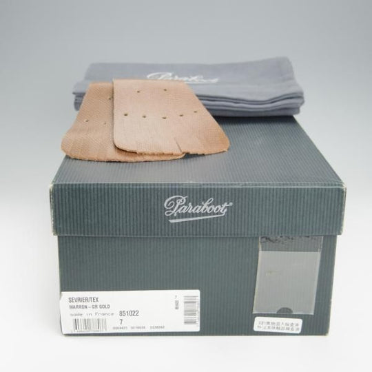 極美品★パラブーツ SIZE 7【貴重★キルト付き/ユナイテッドアローズ別注】Sevrier/ロングウイング/茶/UNITED ARROWS/Paraboot★h537