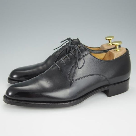 極美品★OTSUKA M-5/オーツカ 24.5EE【定価￥77,000-★完全受注生産品/M5-216】B-815ラスト/プレーントゥ/カーフ/黒/メンズ★h539