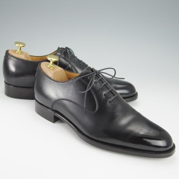 極美品★OTSUKA M-5/オーツカ 24.5EE【定価￥77,000-★完全受注生産品/M5-216】B-815ラスト/プレーントゥ/カーフ/黒/メンズ★h539