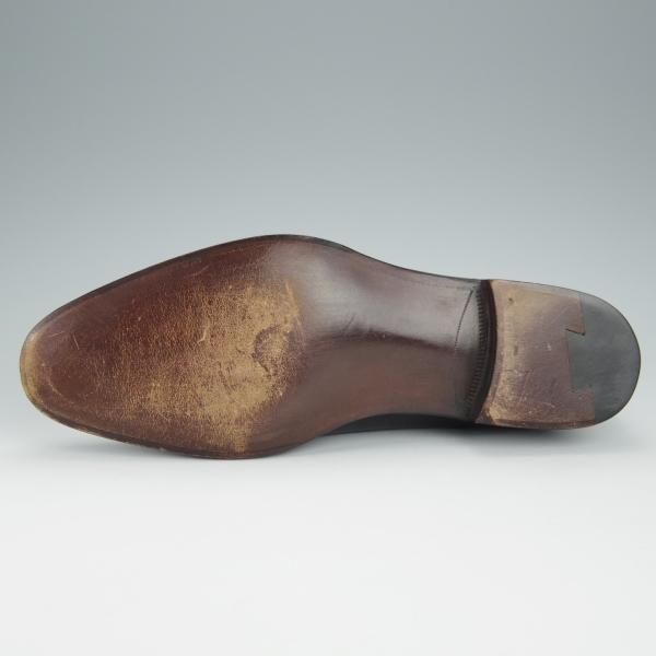 極美品★OTSUKA M-5/オーツカ 24.5EE【定価￥77,000-★完全受注生産品/M5-216】B-815ラスト/プレーントゥ/カーフ/黒/メンズ★h539