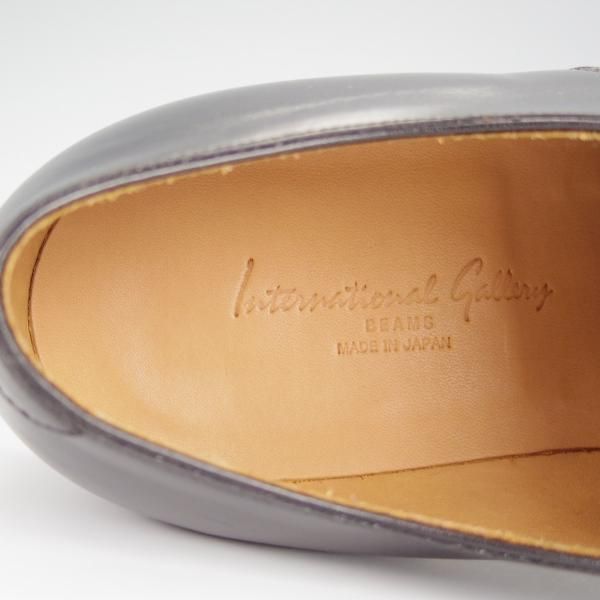 ほぼ試着程度★international gallery BEAMS/ビームス SIZE 9.5【★ダービーシューズ/黒】カーフ/メンズ★h540