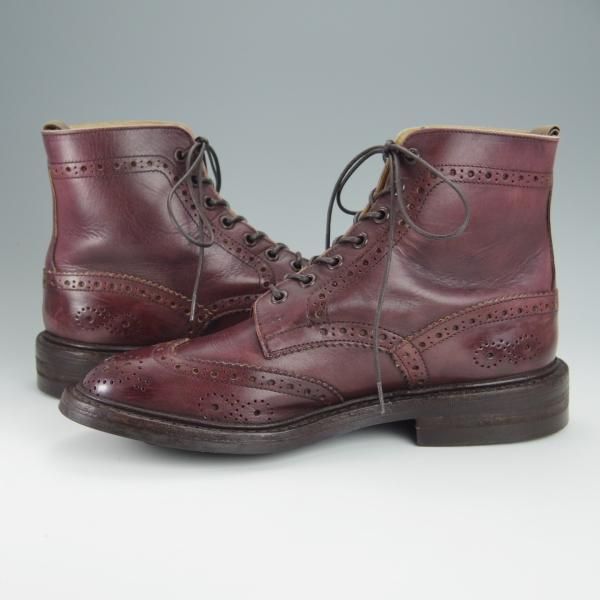 ★トリッカーズ SIZE 6.5【ダイナイトソール仕様★(英)ポールスミス別注/Paul Smith】M6178/カントリーブーツ/カーフ/赤茶/Tricker's★h541