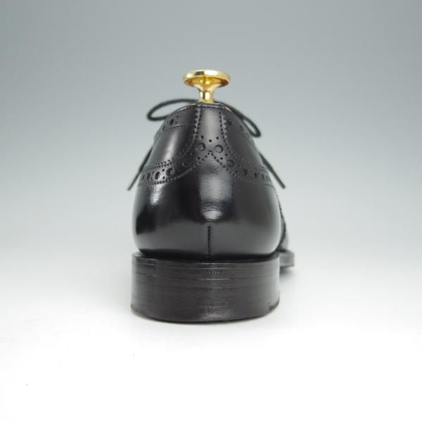 極美品★チャーチ 70F/UK7【定価￥136,400-★チェットウィンド/CHETWYND】173ラスト/フルブローグ/カーフ/黒/メンズ/Church's★h542