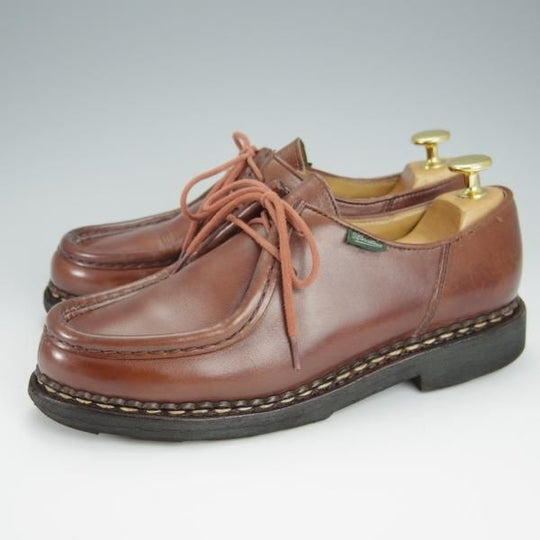 ★パラブーツ(レディース) SIZE 4【定価￥69,300-★ミカエル/MICHAEL】チロリアンシューズ/リスレザー/MARRON/茶/Paraboot★h547