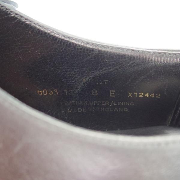 極上★クロケット&ジョーンズ 8E【定価￥83,600-★KENT/ケント/341ラスト】ストレートチップカーフ/黒/メンズ/Crockett&Jones★h548