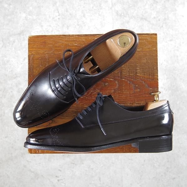 未使用★ジョンロブ 6.5D【貴重★イヤーモデル(2003年)/ミュージアムカーフ】プレステージライン/7000ラスト/黒/メンズ/JOHN LOBB★h550