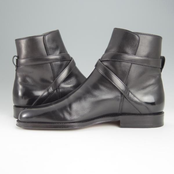 極美品★(伊)タニノクリスチー SIZE 6.5【定価￥210,000-★ブラックラピド製法/ジョッパーブーツ】FLASOTTO/黒/TANINO CRISCI★h552