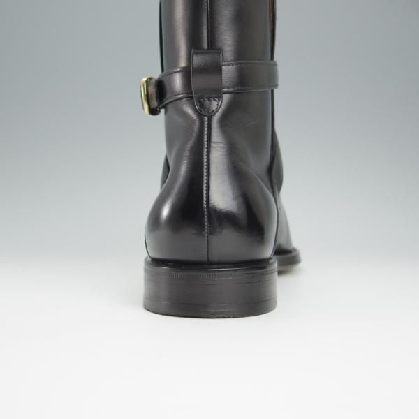 極美品★(伊)タニノクリスチー SIZE 6.5【定価￥210,000-★ブラックラピド製法/ジョッパーブーツ】FLASOTTO/黒/TANINO CRISCI★h552