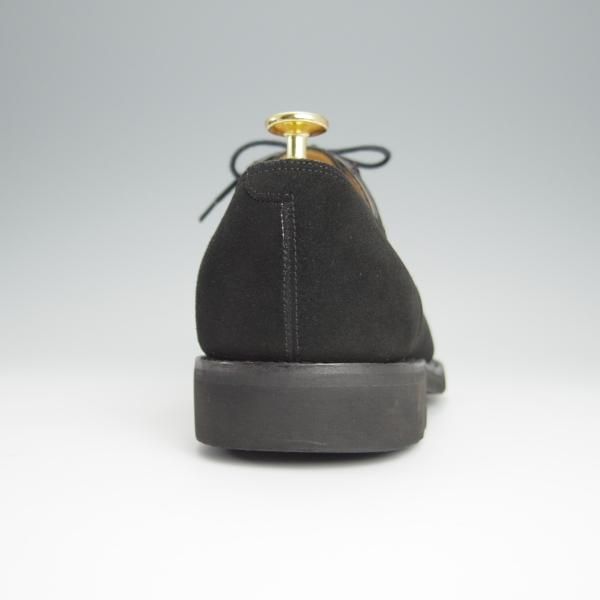 極美品★ジョンロブ 8EE【★ALBANY/アルバニー/9501ラスト】オックスフォードシューズ/プレーントゥ/スエード/黒/メンズ/JOHN LOBB★h553