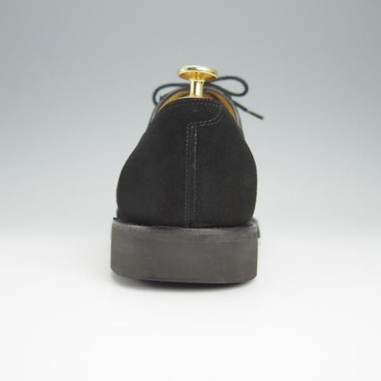 極美品★ジョンロブ 8EE【★ALBANY/アルバニー/9501ラスト】オックスフォードシューズ/プレーントゥ/スエード/黒/メンズ/JOHN LOBB★h553