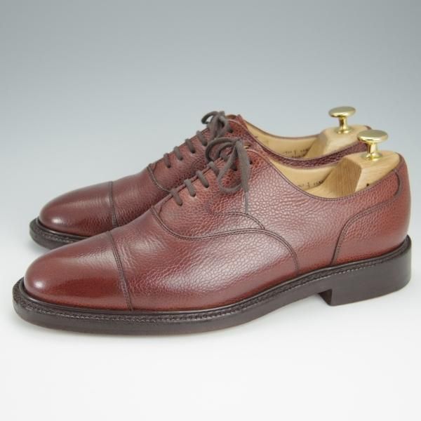 極上★チャーチ 70F/UK7【貴重★100ラスト/VALE】ストレートチップ/グレインレザー/茶/メンズ/Church's★h555